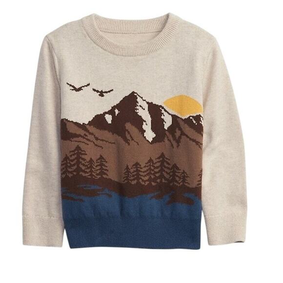 GAP Other - Gap Mountain Landscape Sweater Boys Size 2T